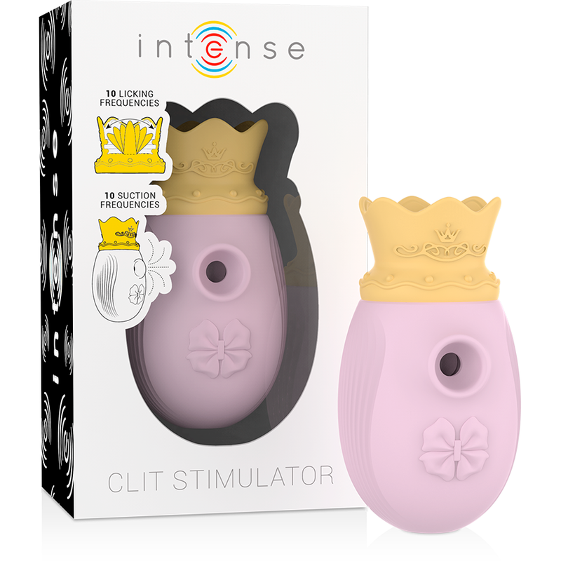 INTENSE - CLITORIS STIMULATOR 10 STIMULATING WAVE AND LICKING MODES - PINK