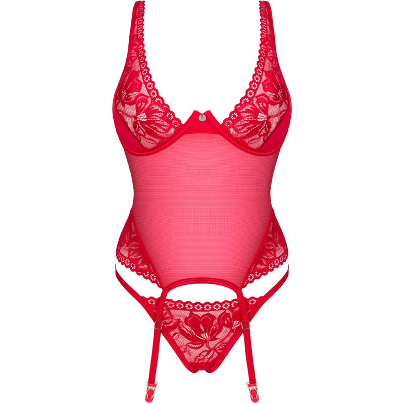 OBSESSIVE - LACELOVE CORSET VERMELHO XS/S - Image 5