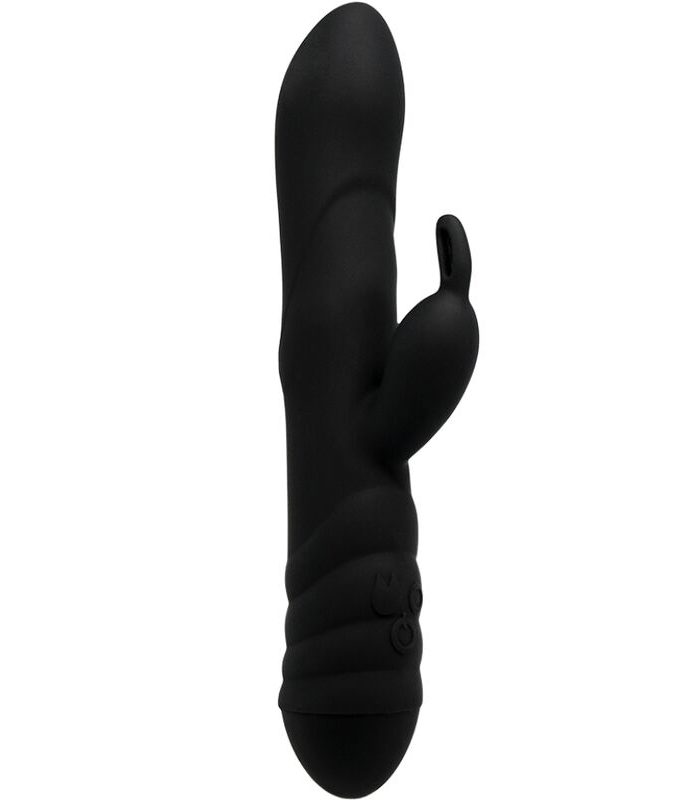 ADRIEN LASTIC - TWISTER VIBRATOR AND ROTATOR MASSAGER RABBIT BLACK