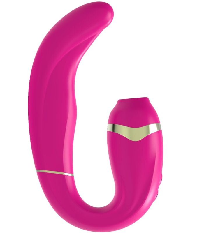 ADRIEN LASTIC - MYG CLITORIS SUCKER AND G-SPOT STIMULATOR PINK