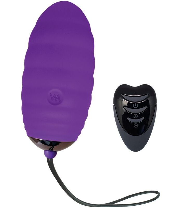 ADRIEN LASTIC - OCEAN BREEZE 2.0 RECHARGEABLE VIBRATING EGG REMOTE CONTROL VIOLET