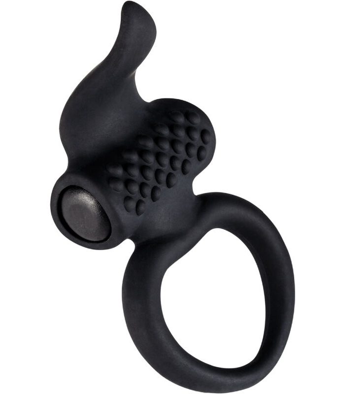ADRIEN LASTIC - LINGUS BLACK VIBRATOR RING