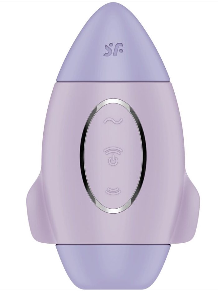 SATISFYER - MISSION CONTROL LILA VIBRADOR PEQUEÑO DE DOBLE IMPULSO