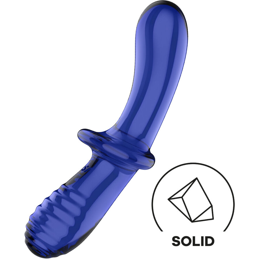 SATISFYER - DOUBLE CRYSTAL DILDO TRANSPARENTE - Image 4