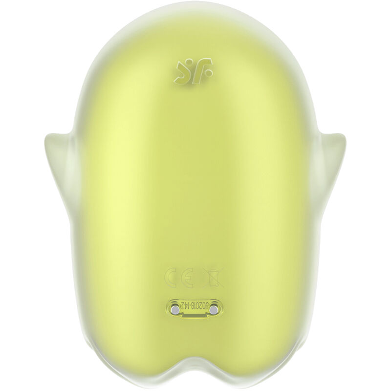 SATISFYER - GLOWING GHOST AIR PULSE VIBRADOR AMARILLO - Image 3