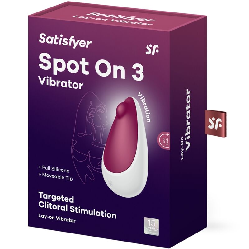 SATISFYER - SPOT ON 3 ESTIMULADOR CLITÓRICO BERRY - Image 5