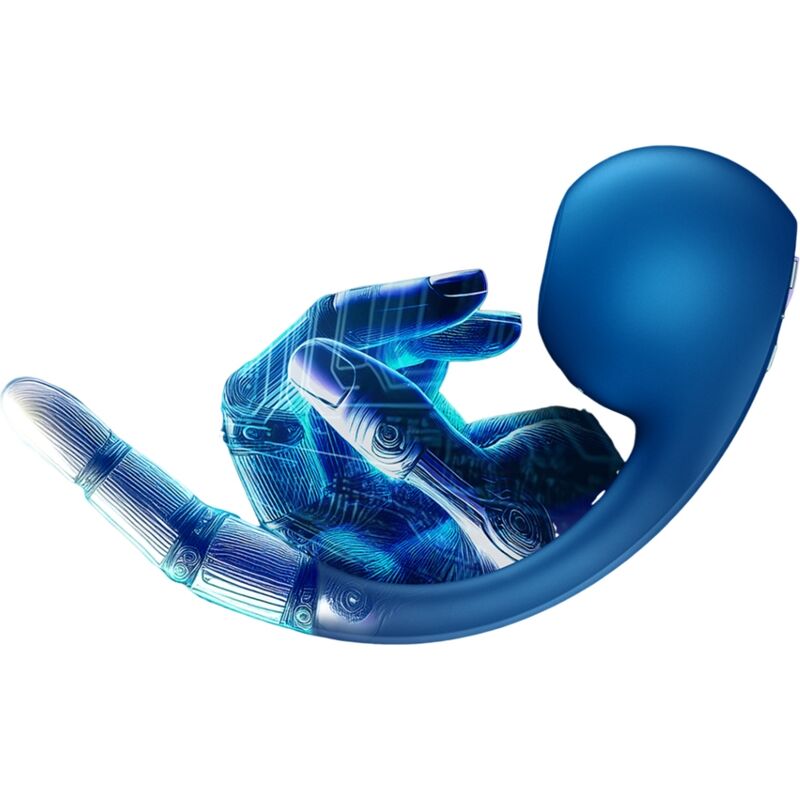 SATISFYER - PRO+ WAVE 4 ESTIMULADOR DE PONTO G E AIR PULSE APLICATIVO GRATUITO AZUL ESCURO - Image 5