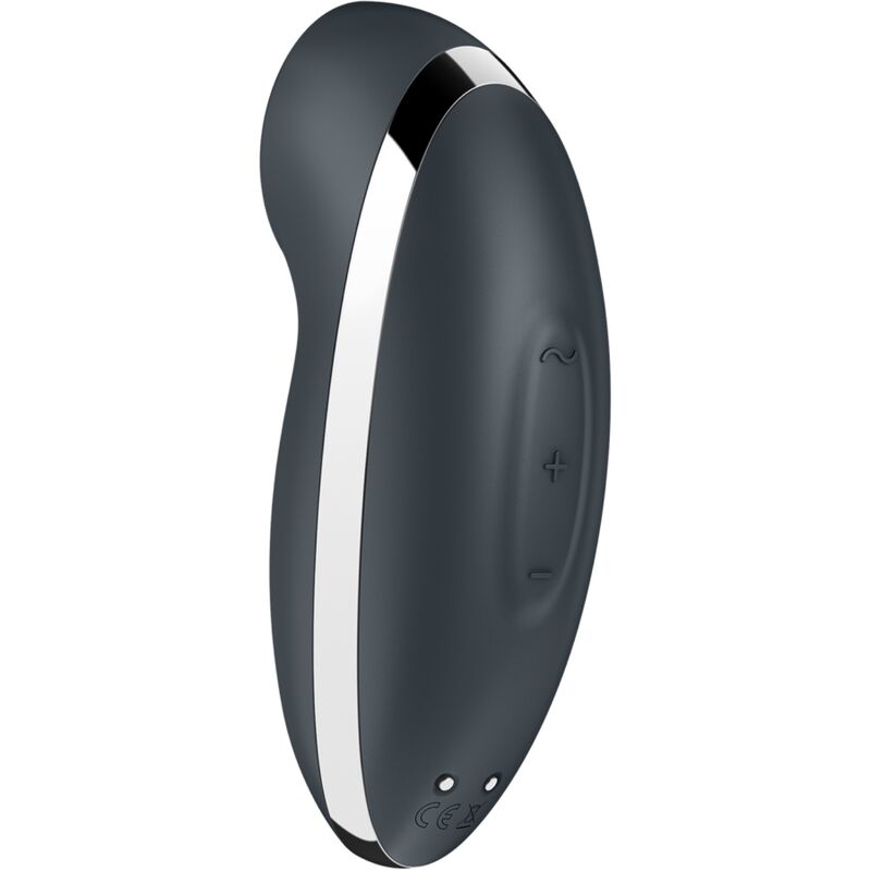 SATISFYER - TAP CLIMAX 2 VIBRADOR E ESTIMULADOR CINZA - Image 3