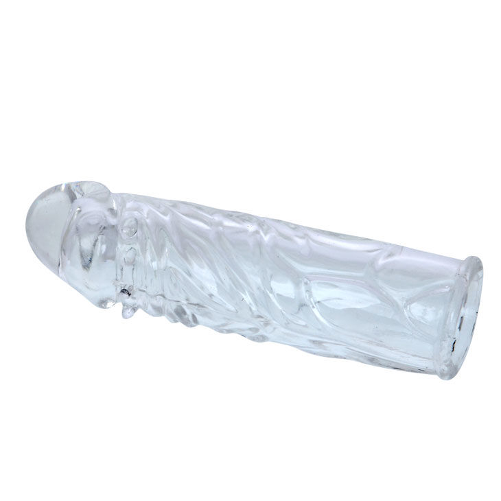 BAILE - CAPA PARA O PÉNIS EM SILICONE ESTIMULANTE ROSA 13 CM - Image 5